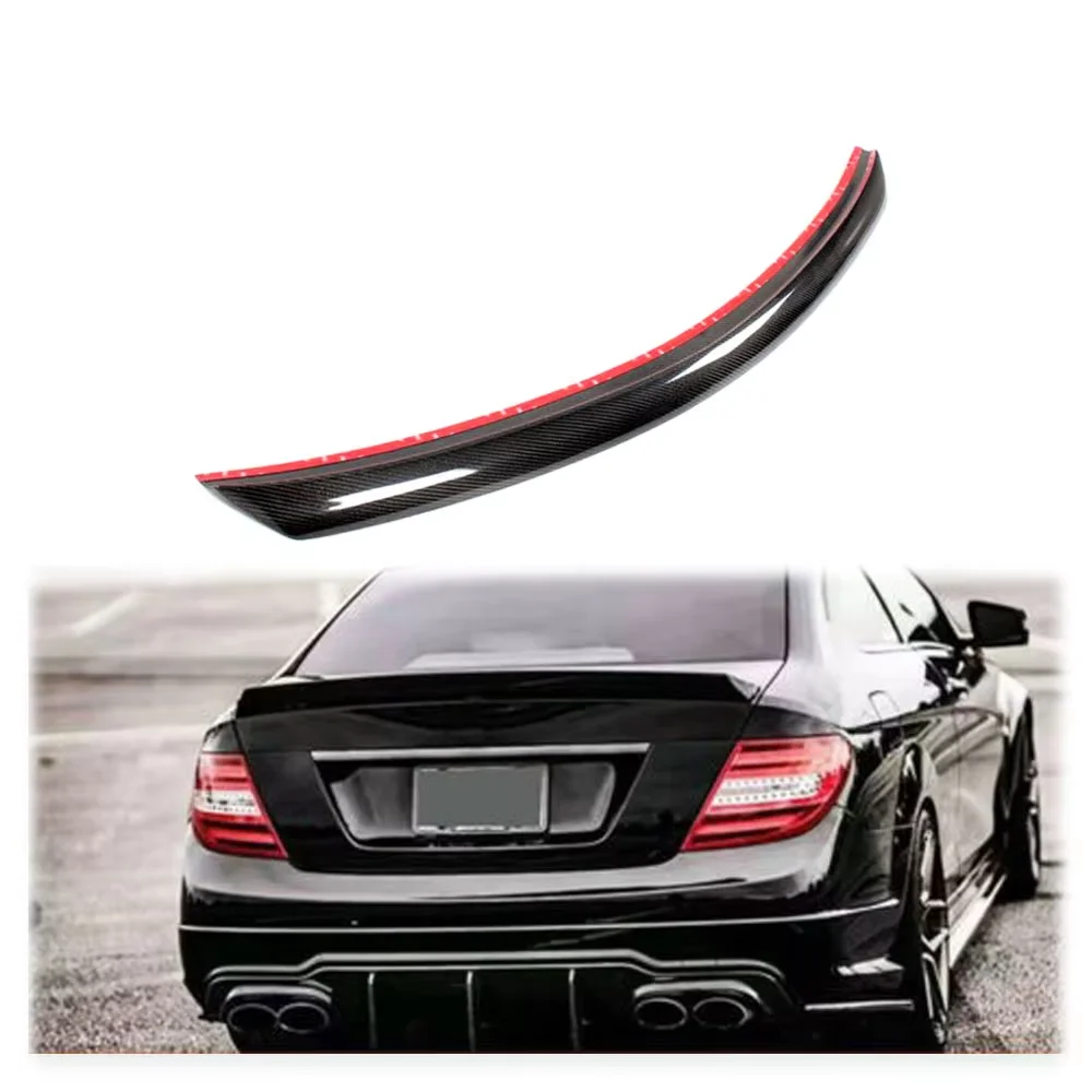 

Carbon Fiber / FRP Rear Trunk Spoiler Wing For Mercedes-Benz C-Class W204 C180 C200 C250 C300 C63 Sedan 4-Door 2008 - 2014