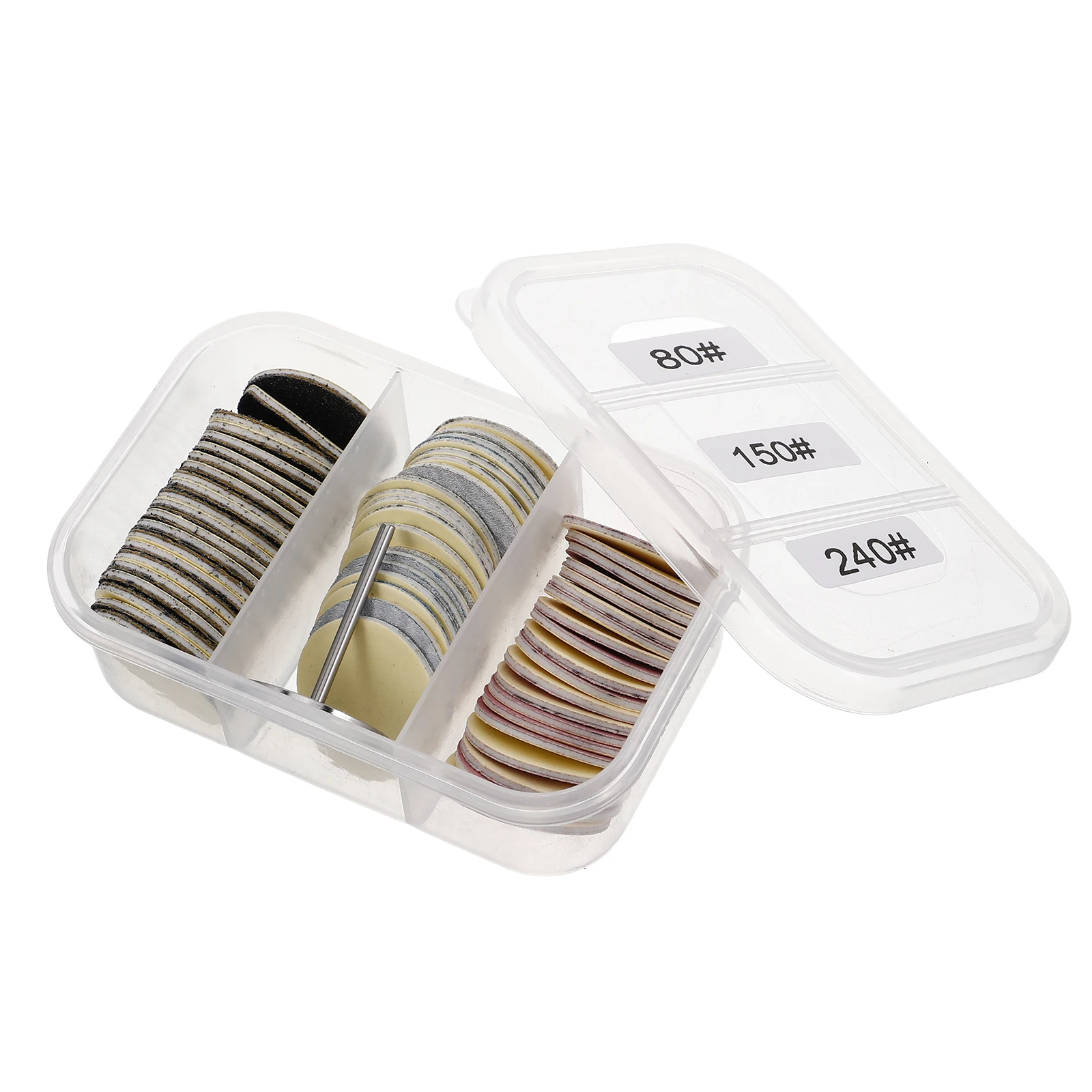 

60Pcs Nail Sanding Discs Replacement Sandpaper for Nail Drill Bit Callus Remover Pedicure Dead Skin Removing Foot Care Supplies