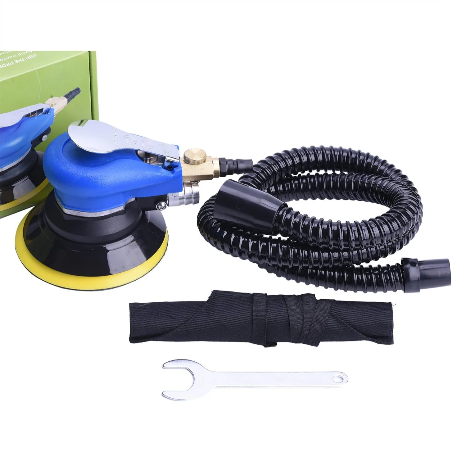 

5" Professional Orbital Sander, Dual Action Palm Sander for Auto Body Work with Vacuum System