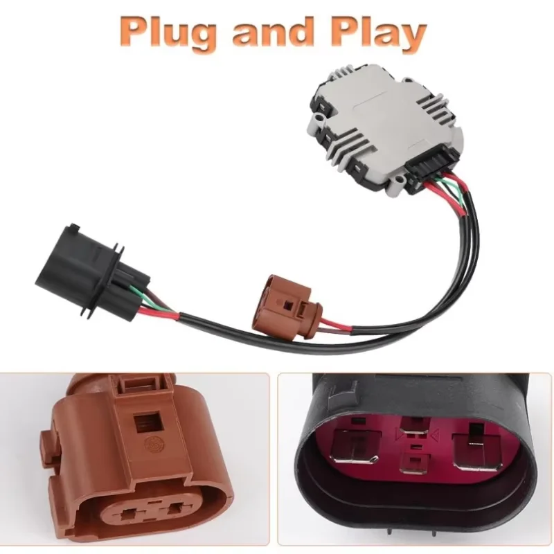 ラジエーターエンジンファンコントロールユニット 1K0959455N 1K0959455DT 1TD959455 VW GTI 2.0L 2009-2013 アウディ A3 2003-2012用