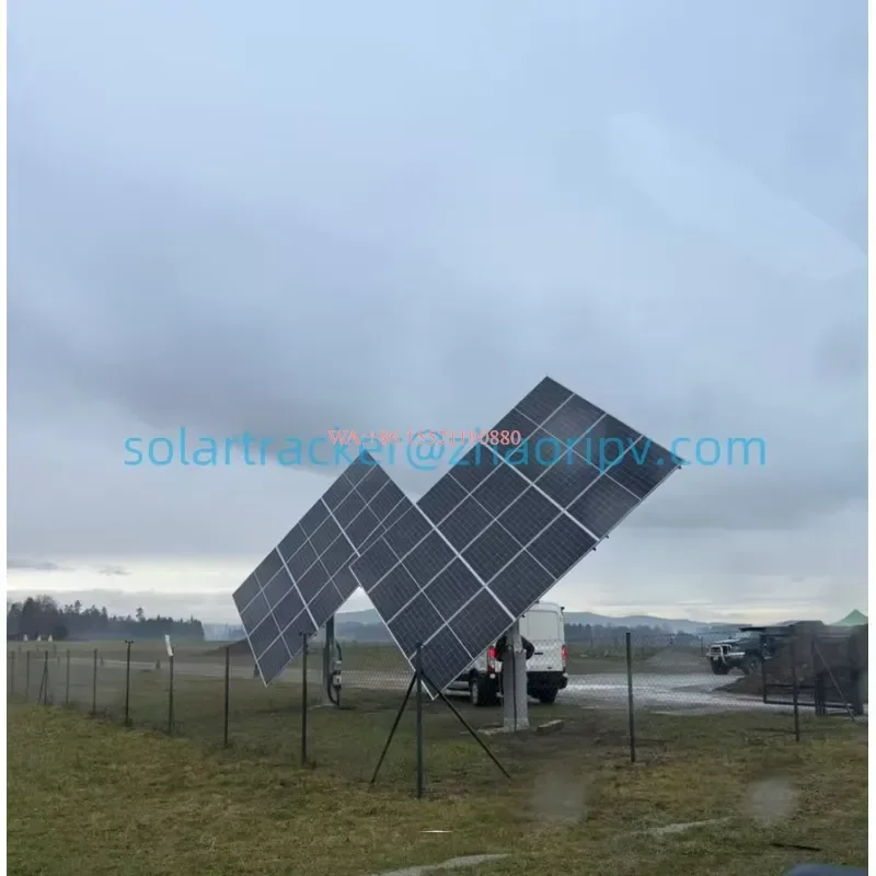 wmwmnu for Solar Tracker System 2kW Dual Axis Solar Panel Mount with Sun Tracker