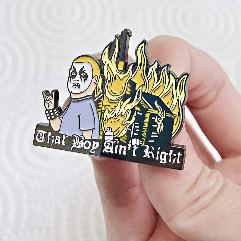 Horror Movies Killer Boys Anime Lapel Pins Backpack Jeans Enamel Brooch Pin Women Fashion Jewelry Gifts Cartoon Badges