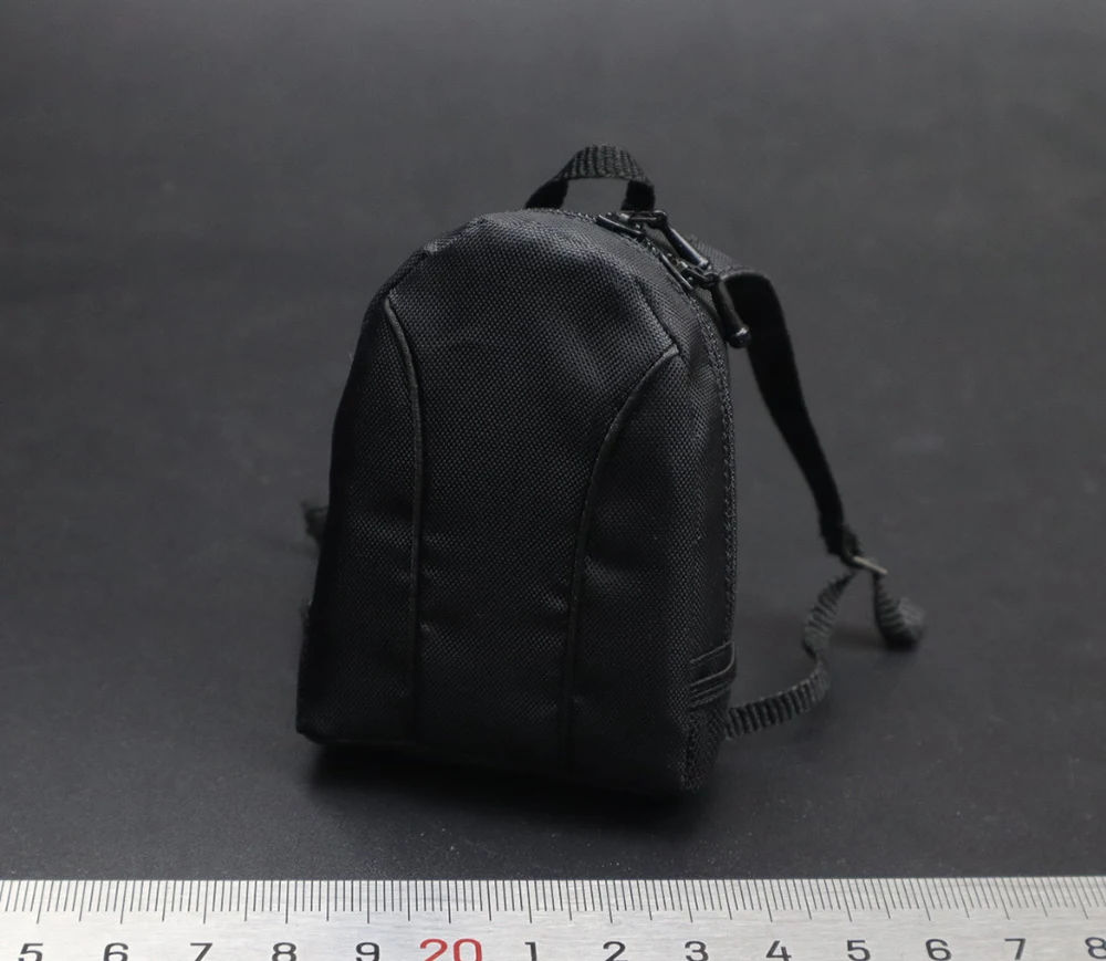 

1/6 Hot Sales Black Fashion Shoulder Bags Backpack Accessories Fit 12" Action Doll Scene Component