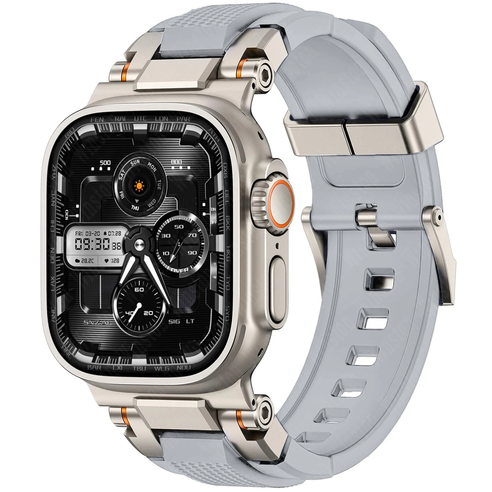 2026 Heren Sport TPU-band voor Apple Watch Band Ultra 3/2 49 mm 46 mm 45 mm 44 mm 42 mm Siliconen armband Iwatch-serie 11 10 9 8 7 6