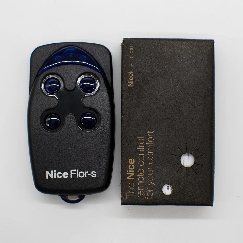 بوابة التحكم عن بعد 1-5 قطعة NICE FLORS FLO2RS FLO4RS FLO2RE FLO4RE ERA ONE INTI O4 ON2 ON4 ON2E ON4E 433.92MHz رمز المتداول