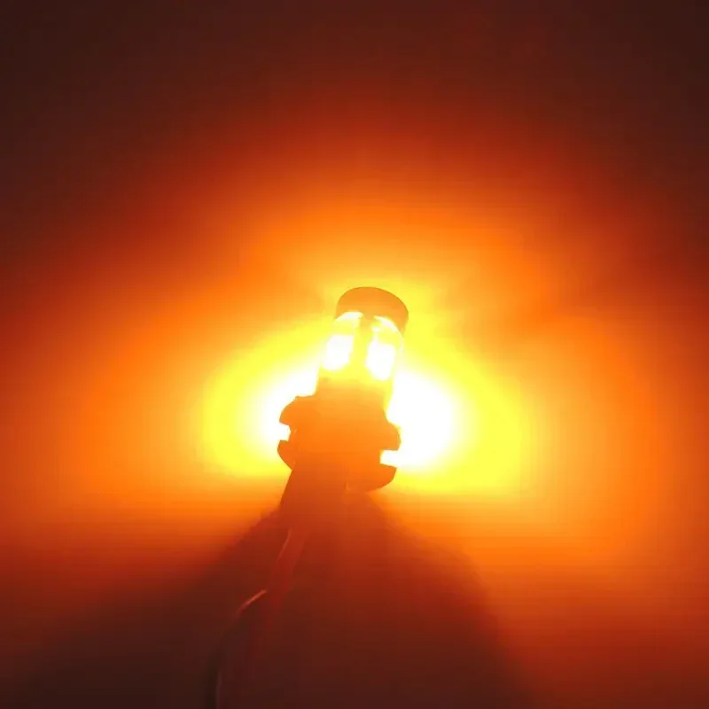 1 Pair Car T10 12V LED Signal Light Orange Amber Light Position Parking City Lights T10 168 194 2825 W5W 19SMD LED Bulb