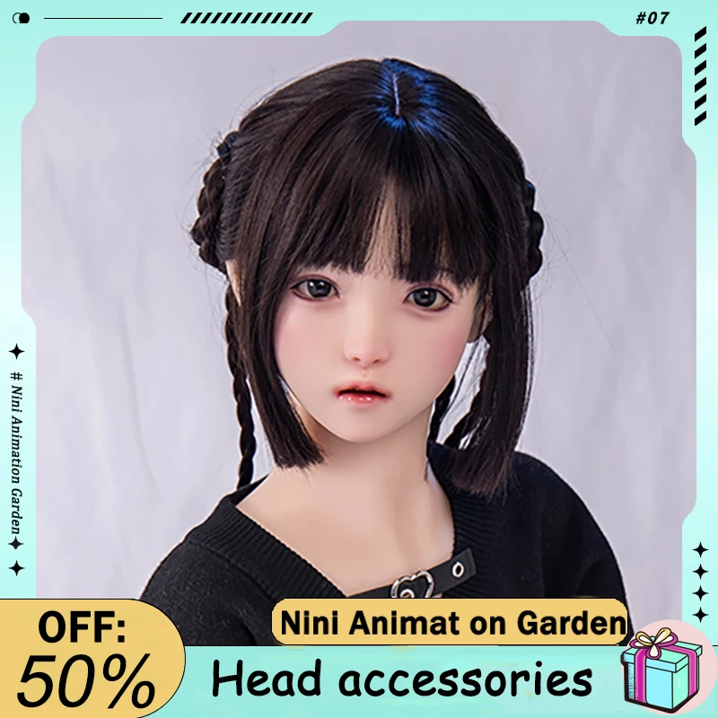

Модель резьбы по голове куклы BJD, игрушка, черный парик, сменный интерфейс M16 для замены аксессуаров для головы куклы