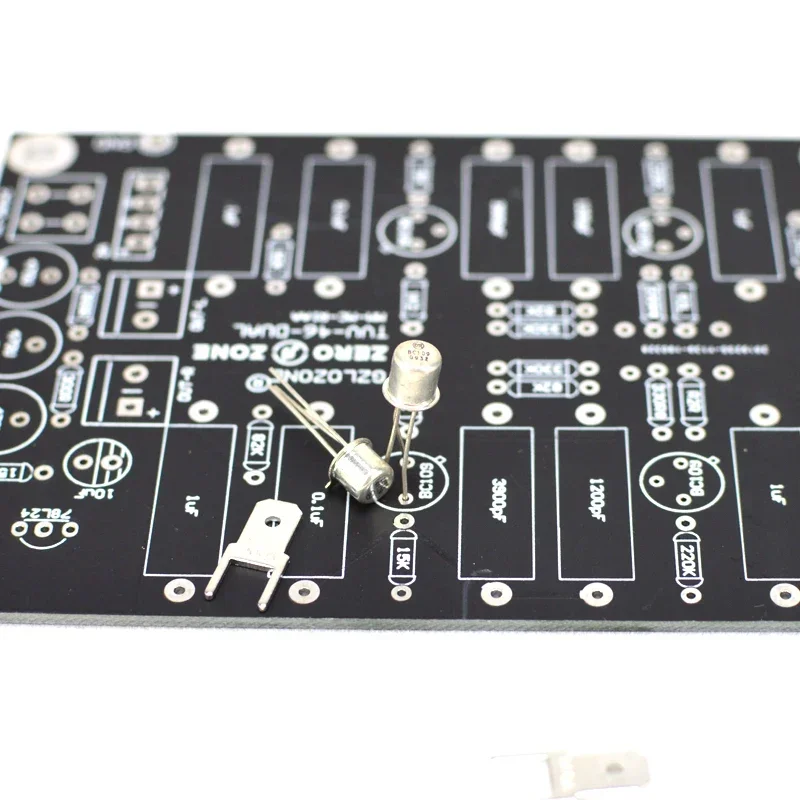 NEWEST MM MC Dual-TVV-46 full discrete vocal phono HiFi pre Amplifier DIY Kit Board AC 24V G5-010