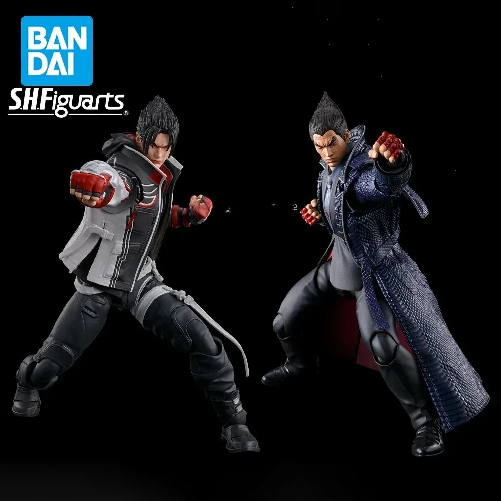 

In Stock BANDAI Original SHFiguarts Anime Tekken 8 Kazuya Mishima Jin Kazama Action Figure Model Boxed Toy Action Figure Toy
