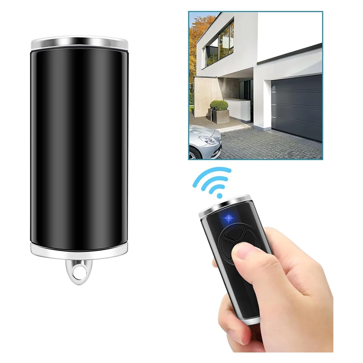 High-end 868MHz Garage Door Opener, 2Pack Replacement Garage Door Openers for Hormann Handheld Transmitter HSE-4-868-BS