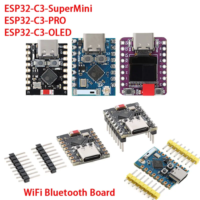 ESP32-C3 MINI Development Board ESP32 SuperMini Development Board ESP32-C3 Development Board WiFi Bluetooth Expansion Board