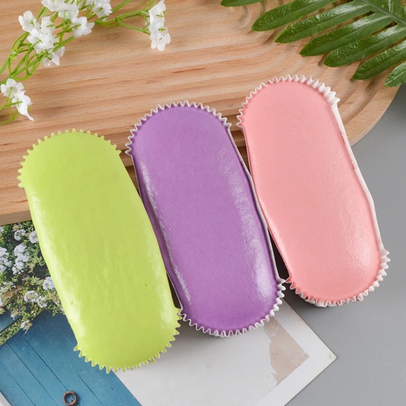 กระดาษเหนียวถ้วยเค้กช้า Rising Squeeze ของเล่นขนมปังเค้กมูสรุ่น Squishy Fidget ของเล่นป้องกันความเครียด Release มือผ่อนคลายของขวัญ