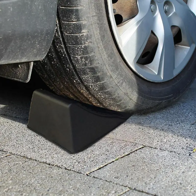 Auto Wiel Parkeerstop 2 Stuks Auto Wiel Stopper Blok Verplaatsbare Anti-Slip Parkeerstop Voor Garage Veiligheid Parkeerblok