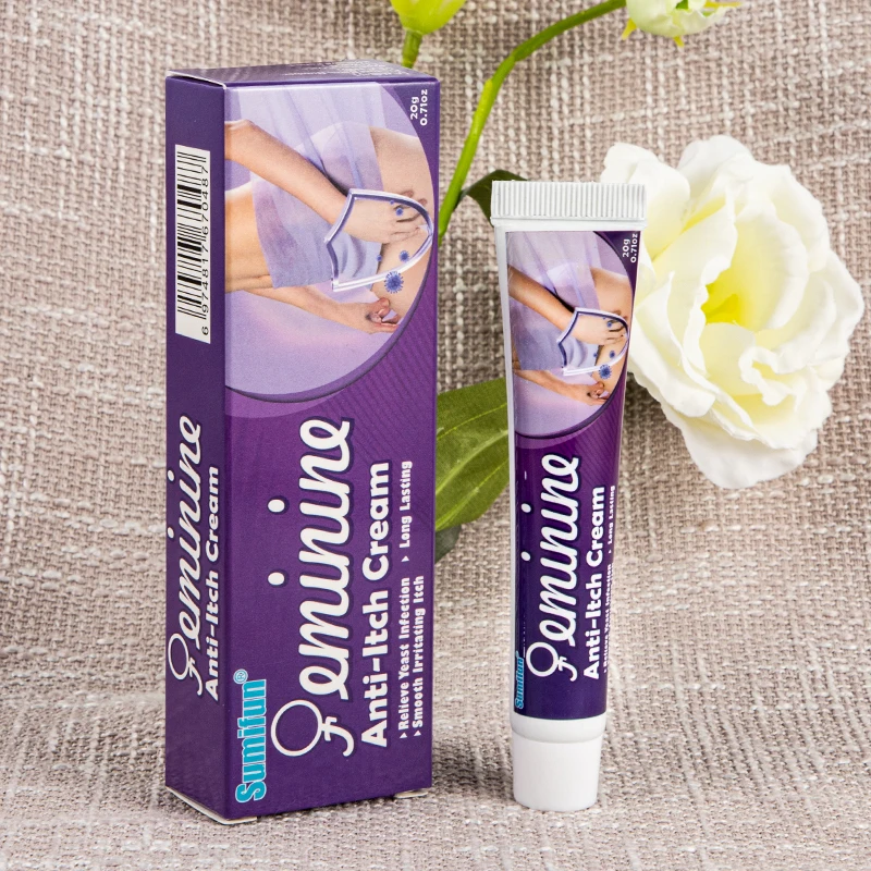 1box Sumifun Women Private Itching Cream for Dermatitis Antibacterial Fungus Anti Infection Vaginal Ointment Remove Odor