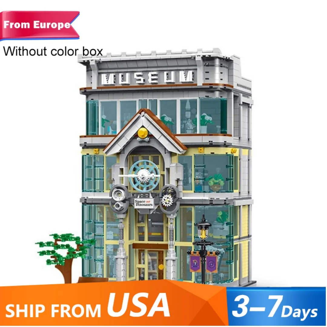 

﻿ Конструктор «Музей городской архитектуры и технологий»: Модульная сборная модель городской архитектуры, 3784 детали, подарок для взрослых