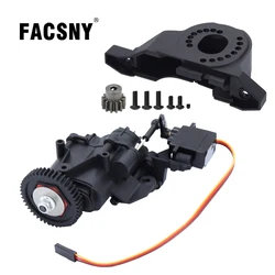 Dual Speed Gearbox with Servo and Transmission Internal Gears for 1/10 RC Crawler TRX4 TRX6 Upgrade Parts