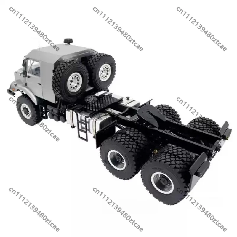 1/14 6x6 RC Off‑Road Heavy‑Duty Tractor Truck, Long‑Nose Simulation Cab, High‑Low Speed Electric Hobby Model