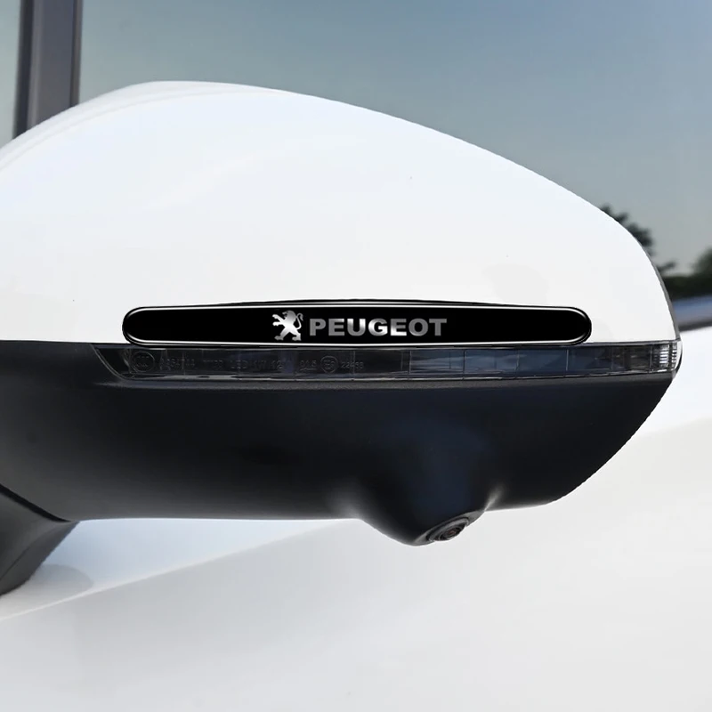 مقبض باب السيارة السلطانية ملصقات واقية مقبض السيارة المضادة للتصادم قطاع لبيجو 206 307 308 3008 207 208 408 508 2008 5008 #4