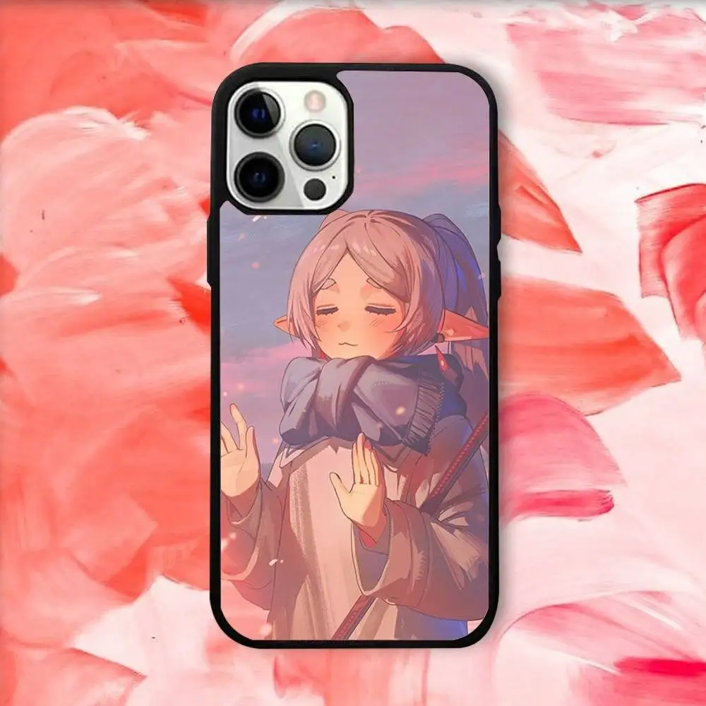 حافظة هاتف Sousou Anime F-Frieren لهاتف iPhone 16e,16,15,14,13,12,11,Plus,Pro,Max, Mini Magsafe شحن لاسلكي مغناطيسي
