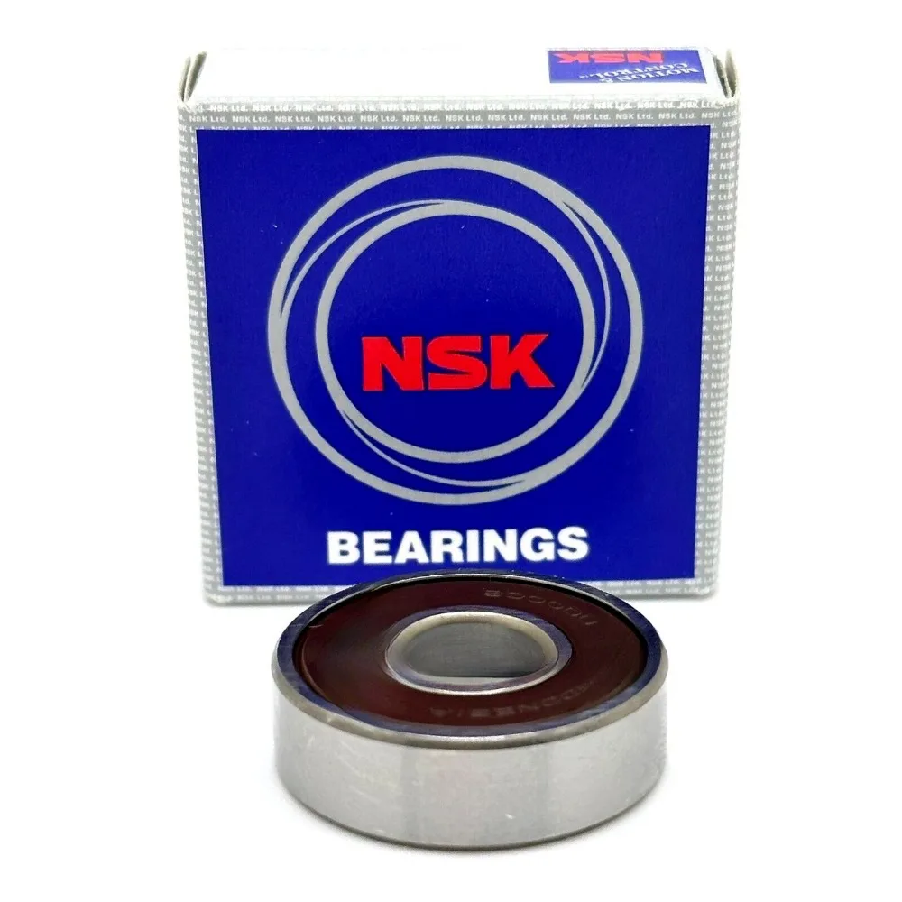 NSK 6000 DDU C3 DEEP GROOVE BALL BEARING, RUBBER SEALED 10x26x8mm 6000-2RS