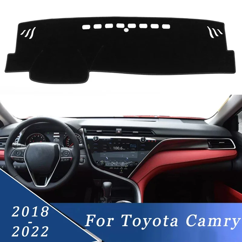 

For Toyota Camry 2018-2022 Models Car Dashboard Cover Sun Shade Mats Avoid Light Pads Instrument Panel Protective