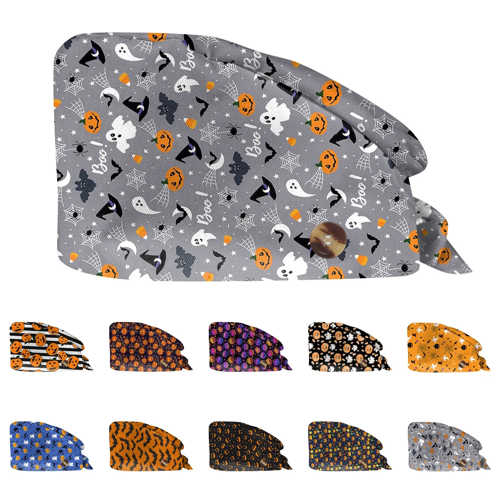 Casquette de gIslande réglable pour animalerie vétérinaire, chapeaux de gIslande, chapeaux de travail de dentiste, femmes et hommes, impression de modules d'Halloween, Seton, générateurs