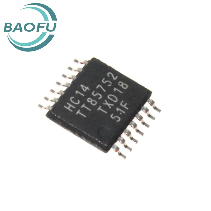 Newly imported original 74HC14PW HC14 TSSOP-14 hexagonal inverted Schmitt trigger