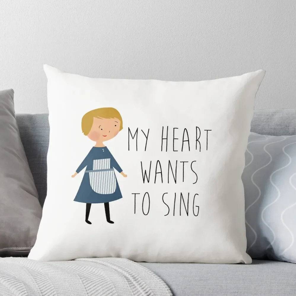 

Sound of music maria Throw Pillow Pillow Cases Decorative Pillow Decor pillowcase