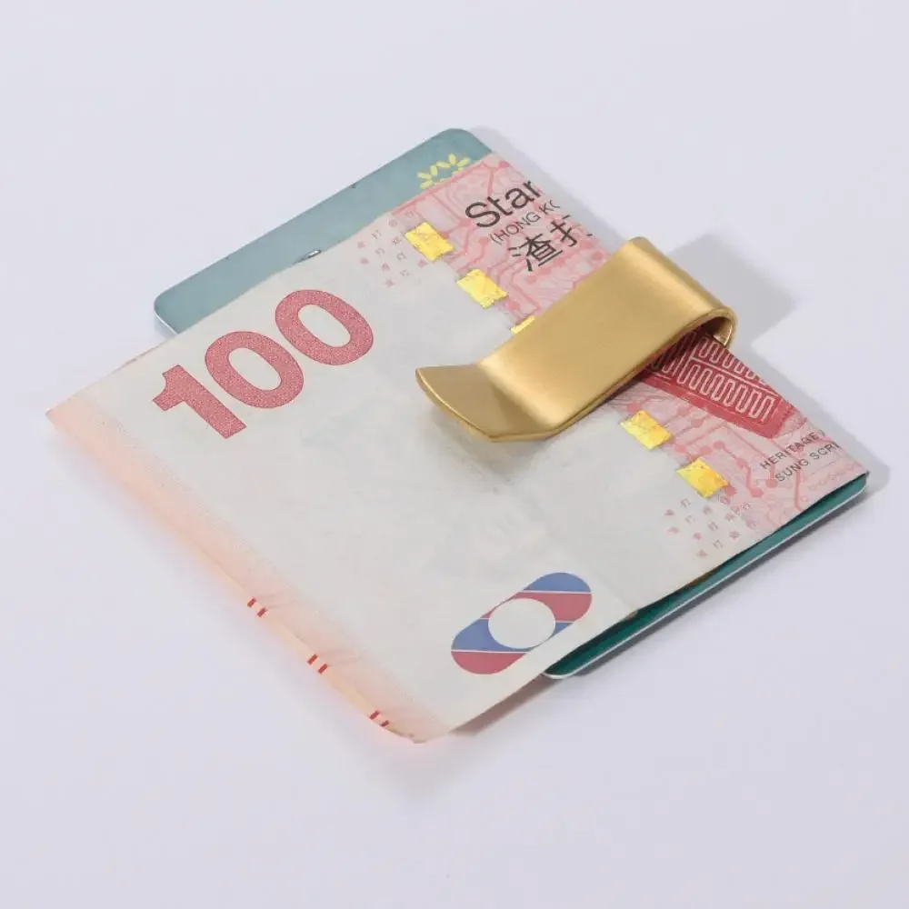 Beadsnice Portable Metal Money Clip Stainless Steel Credit Card Cash Holder Mini Wallet Slim Wallet for Men Wholesale ID 42735