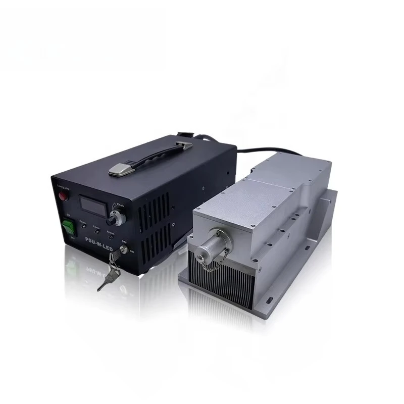 L'illuminazione dpss 473nm 20000mw mostra le parti blu dell'attrezzatura industriale per sensori dello spettro raman