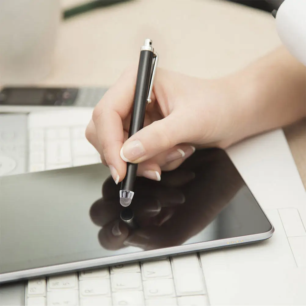 

Набор из 10 сменных наконечников для емкостных стилусов: токопроводящие сетчатые наконечники для сенсорных экранов, универсальные, для рисования и письма