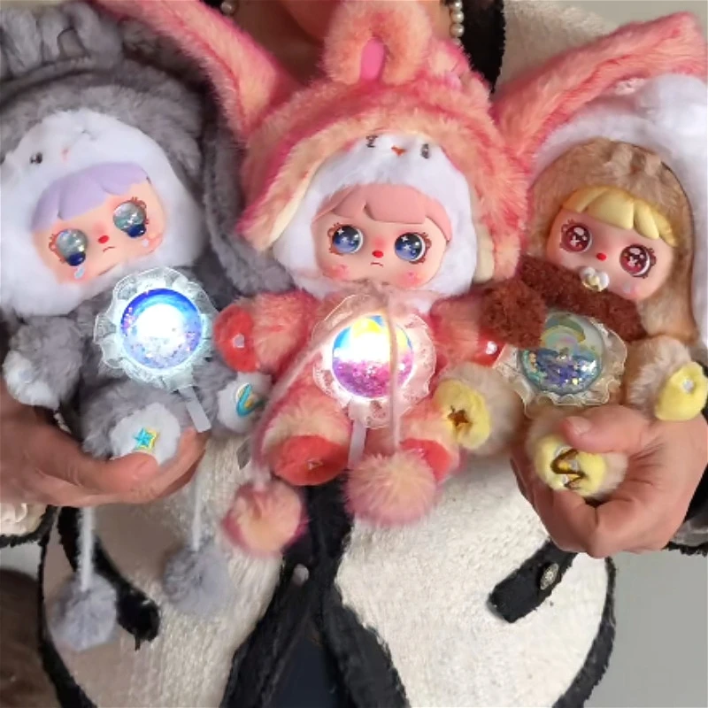 Mocici-Conejo con forma de corazón de azúcar, susurro cálido, serie, caja ciega, bonita muñeca de Anime, bolsa sorpresa, colgante de felpa, llavero de conejito, juguetes, regalo nuevo