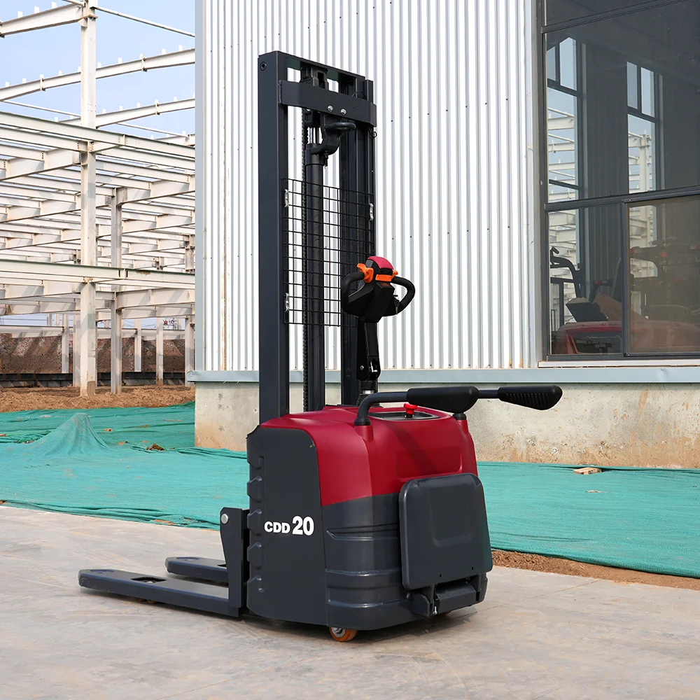 YG Good Selling Pedestrian Stacker 1.5ton 2ton Hand Pallet Stacker Multifunctional Electric Stacker