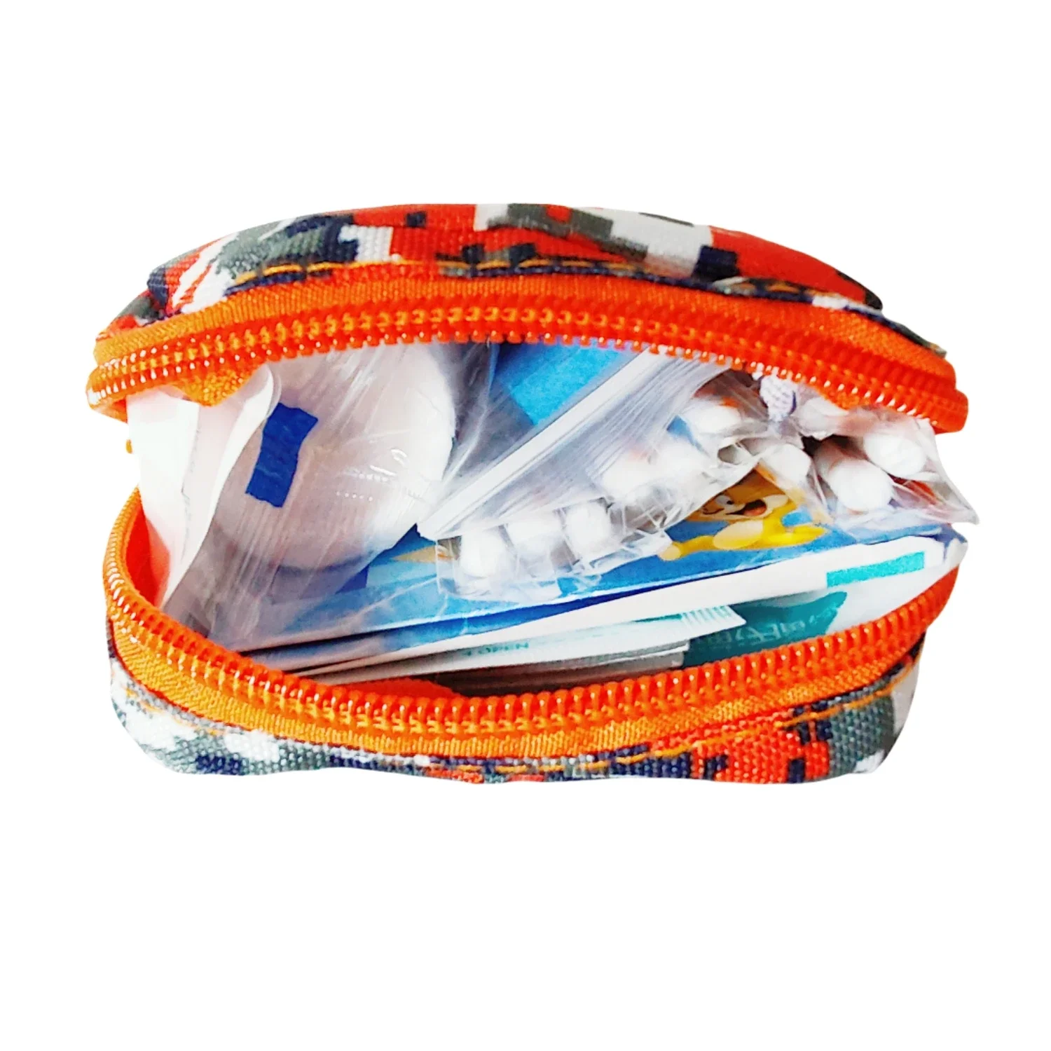 Small First Aid Kit Portable Emergency Mini Medical Bag with Waist Clip Box Walking Hiking Backpackers Outdoor Car Travel