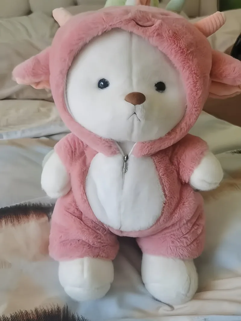 

Plush Toy Stuffed Animals Teddy Bear Wear Suit Soft Doll Birthday Christmas Gifts for Boy Girl