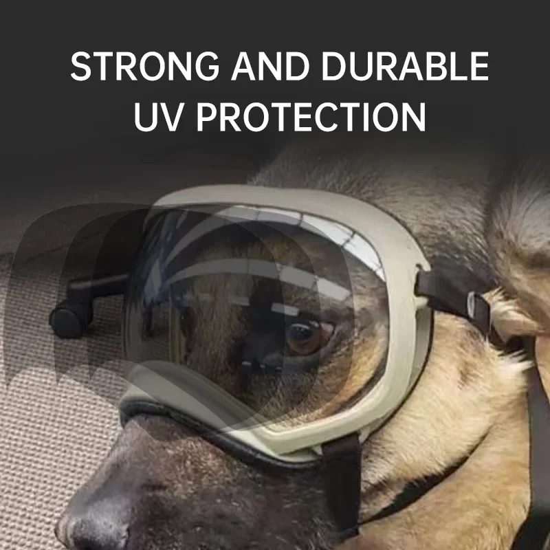 2026 Color changing pet glasses, dog goggles, size dog sunglasses, snow glasses, UV resistant dog sunglasses