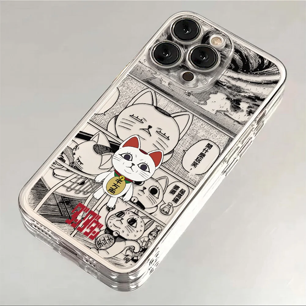 Dandadan أنيمي لطيف جراب هاتف ل Tecno Spark Go 30C 10 Camon 40 30 20 19 Pova 7 6 5 4 Pro itel S23 A70 4G 5G غطاء شفاف من البولي يوريثان