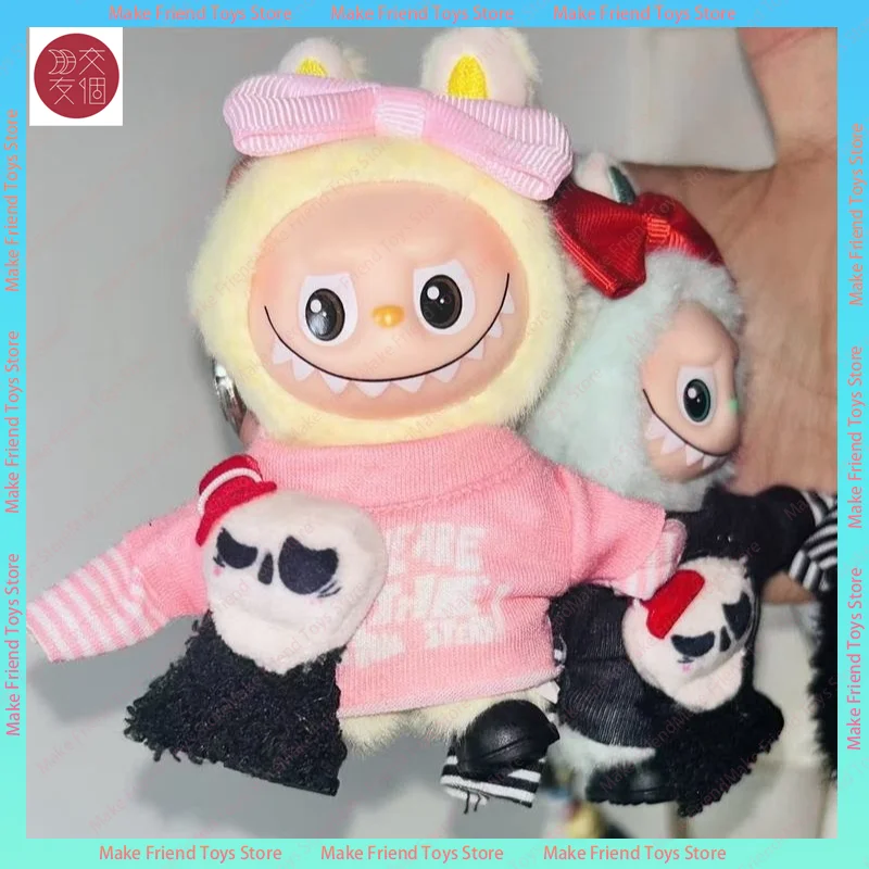 Only For Labu Clothes 17cm Doll Clothes Valentine’S Day Outfit For 17cm Collectible Plush Toy Custom Handmade Lafufu Clothing