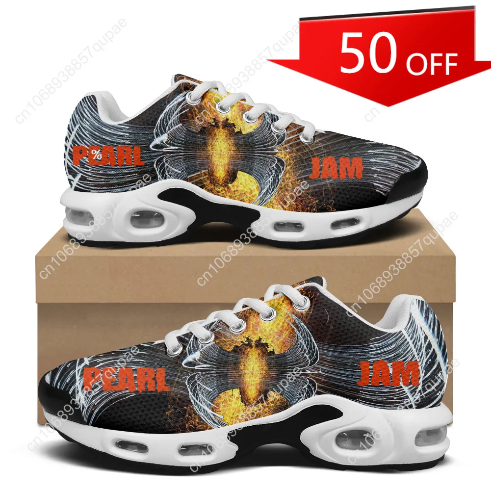 

Pearl Jam Rock Band Air Cushion Sneakers Pop Music Men Women Hiking Running Shoes Mountain Casual Shoes