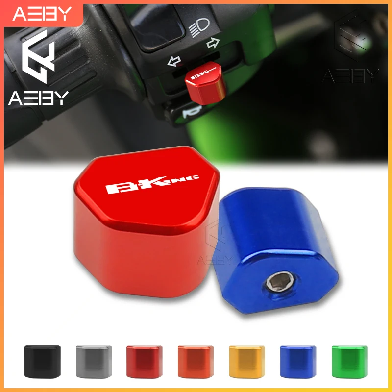 Botón de interruptor de señal de giro de motocicleta locomotora CNC, reemplazo decorativo para Suzuki B-KING 1300 Bking 1340 Bking1300, interruptor de dirección