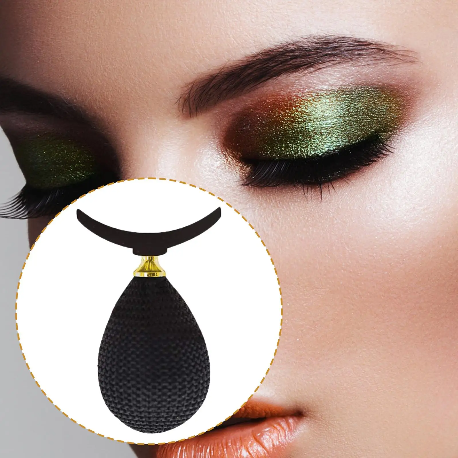 2x أداة مكياج صغيرة مريحة لختم ظلال العيون للفتيات والنساء