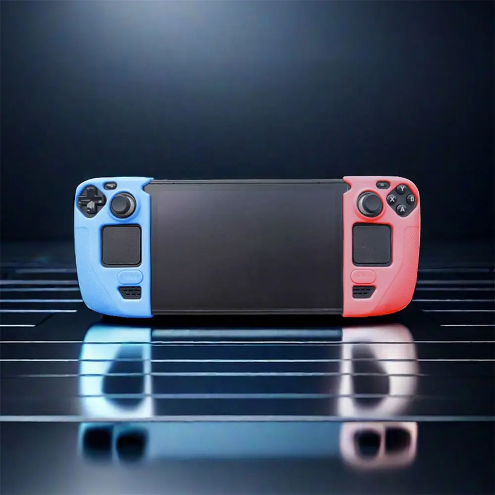 

Portable Anti-slip Silicone Grip Thicken Shockproof Protection Case Protective Game Console Grip for Steam Deck/Steam Deck OLED