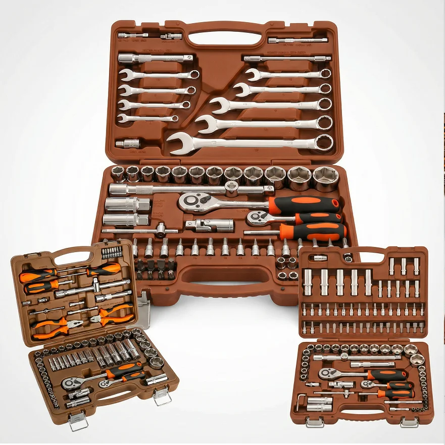 

Wholesale Hand Portable Auto Repair Tool Set Chrome Vanadium Steel Socket 72T Ratchet Wrench Hard Case Workshop OEM/ODM