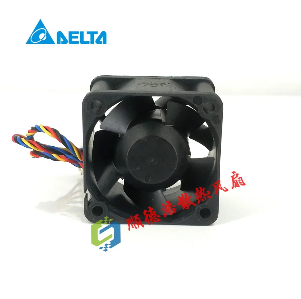 Delta Electronics FFB0412SHN 9C72 DC 12V 0.45A 40x40x28mm 4-Wire Server Cooling Fan