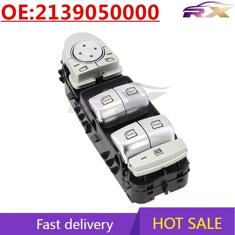 NEW:2139050000 Auto Accessories Glass Lifter Switch Power Window Control Switch For Benz