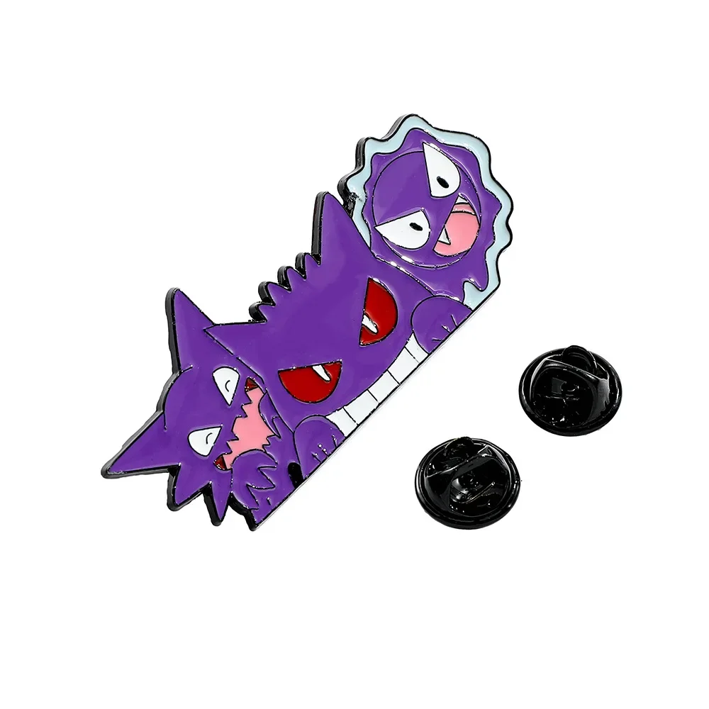 Cute Gengar Enamel Pin Brooches for Women Lapel Pins Anime Badges on Backpack Cosplay Accessories Fashion Jewelry Toys Gift