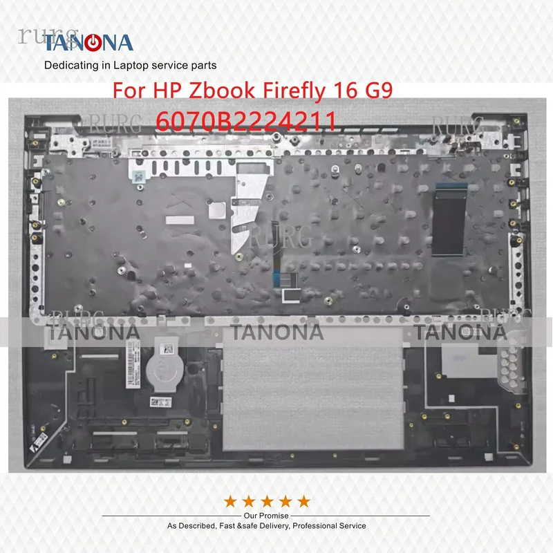 R+ Brand New 6070B2224211, suitable for Zbook Firefly 16 G9, palm rest upper cover, backlit keyboard