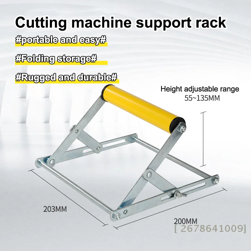 1Pc Adjustable Height Roller Stand , 201 Stainless Steel Support long pipe for Cutting 〔YY33〕