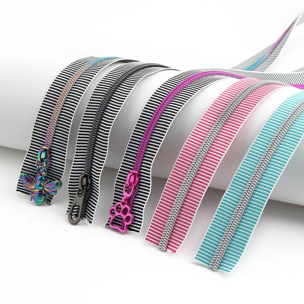 1/2/5 مجموعة الأسود رمز لفائف السوستة 2 ياردة 5 قطعة سستة المتزلجون الملابس الخياطة البريدي مجتذب رئيس السحابات طقم تصليح الإغلاق الإكسسوارات #3