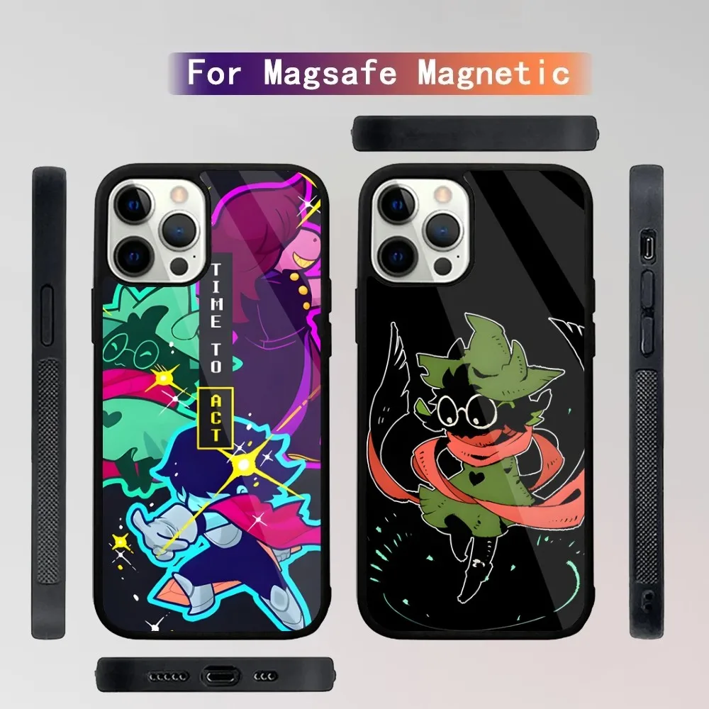 

D-Deltarune Ralsei Phone Case For iPhone 16,15,14,13,12,11,Plus,Pro,Max Mini Magsafe Magnetic Wireless Charging